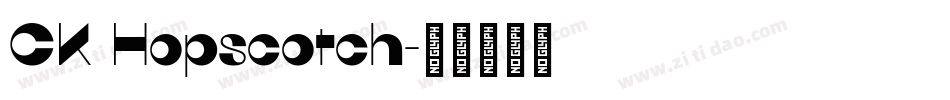 CK Hopscotch字体转换